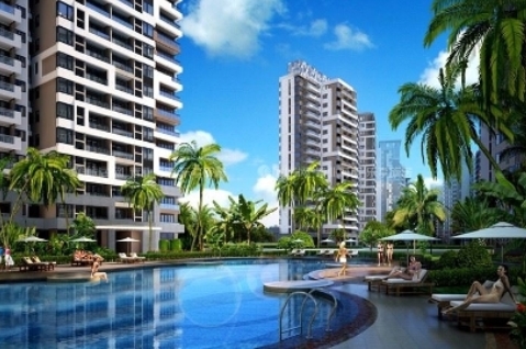 三亞魯能美麗三區(qū)別墅室外泳池，泡池水處理項(xiàng)目